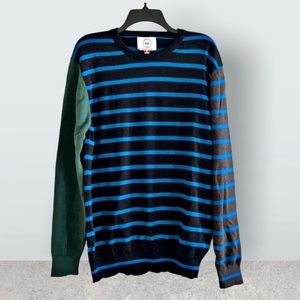 Kronstadt Striped Crew Neck Sweater Size XL NWT